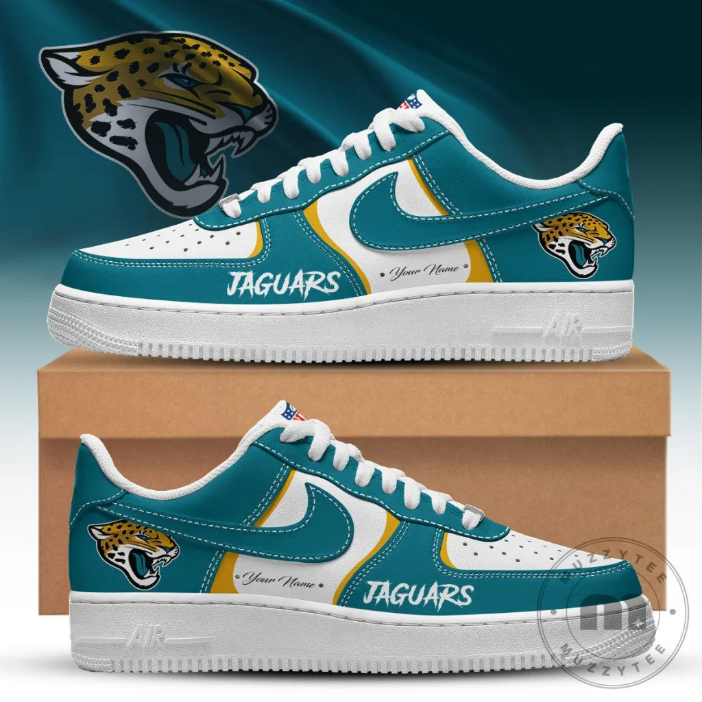 Jacksonville Jaguars Heritage Low-Top Sneakers Custom Name