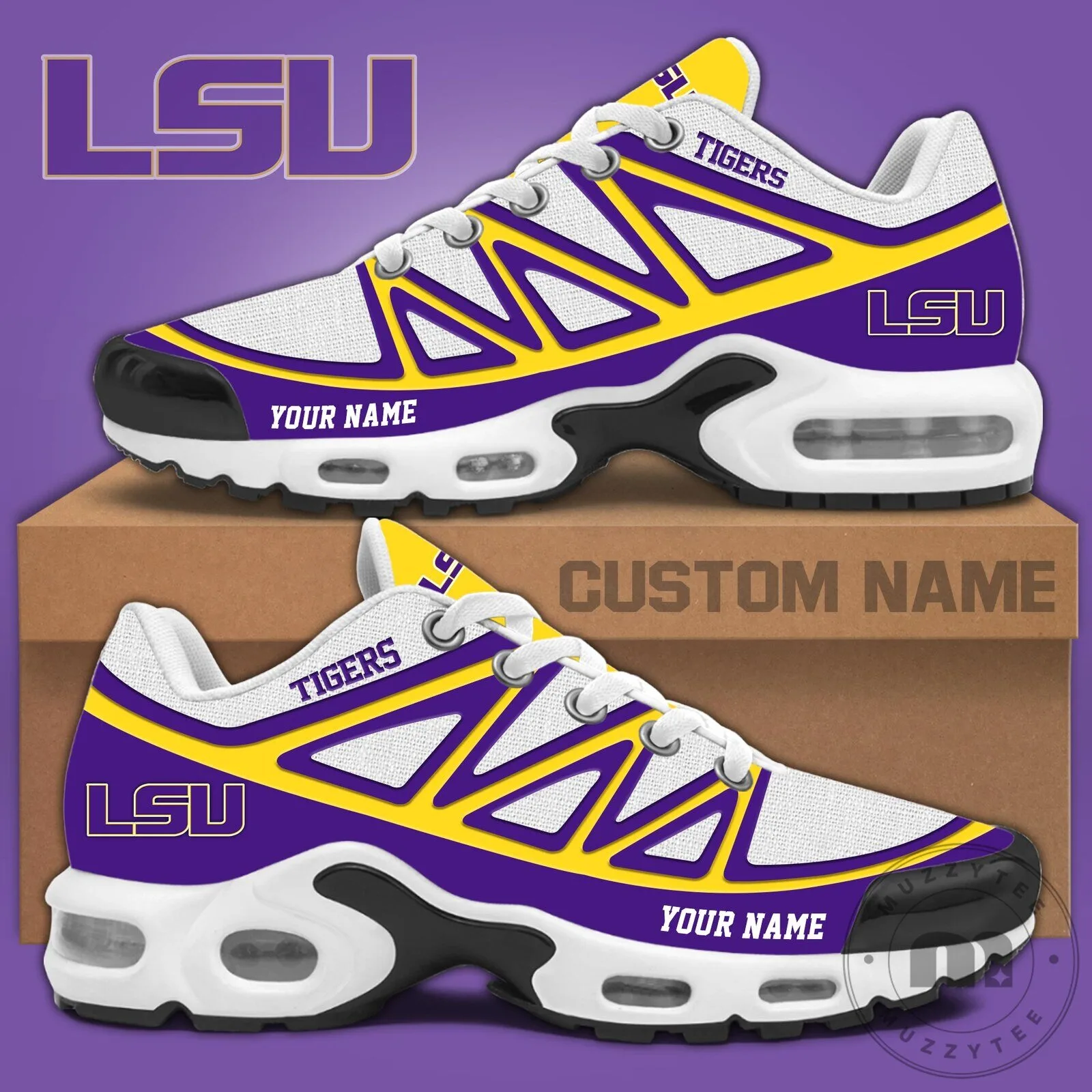 Limited Edition LSU Personalized Shoes - Hurry, Selling Out Quickly!