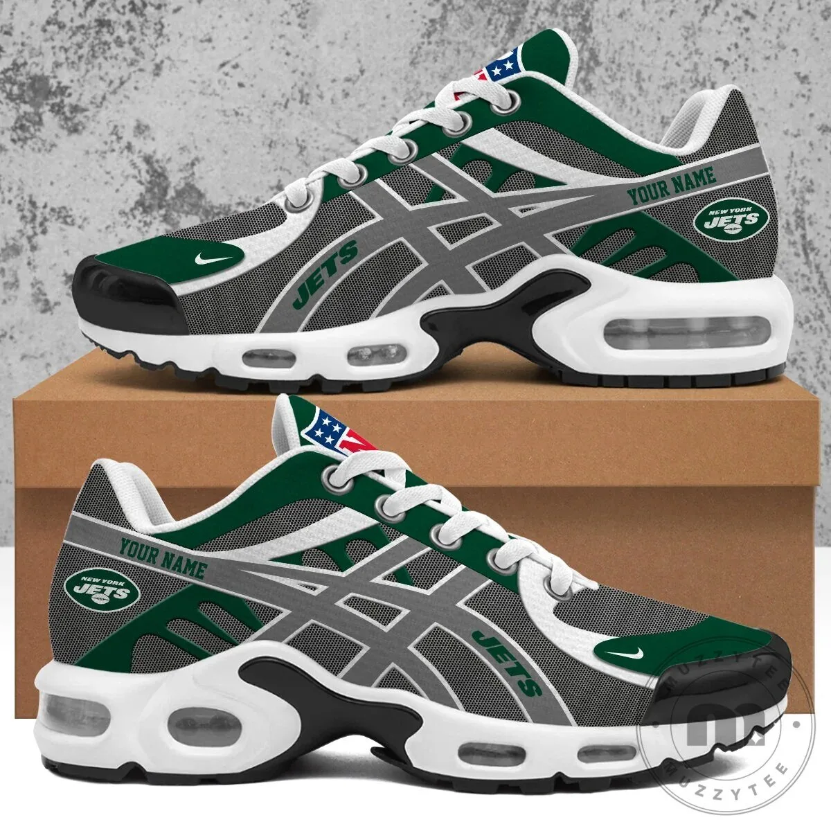 Personalized New York Jets Football Team Air Max Style Running Shoes 2 Personalized New York Jets Football Team Air Max Style Running Shoes