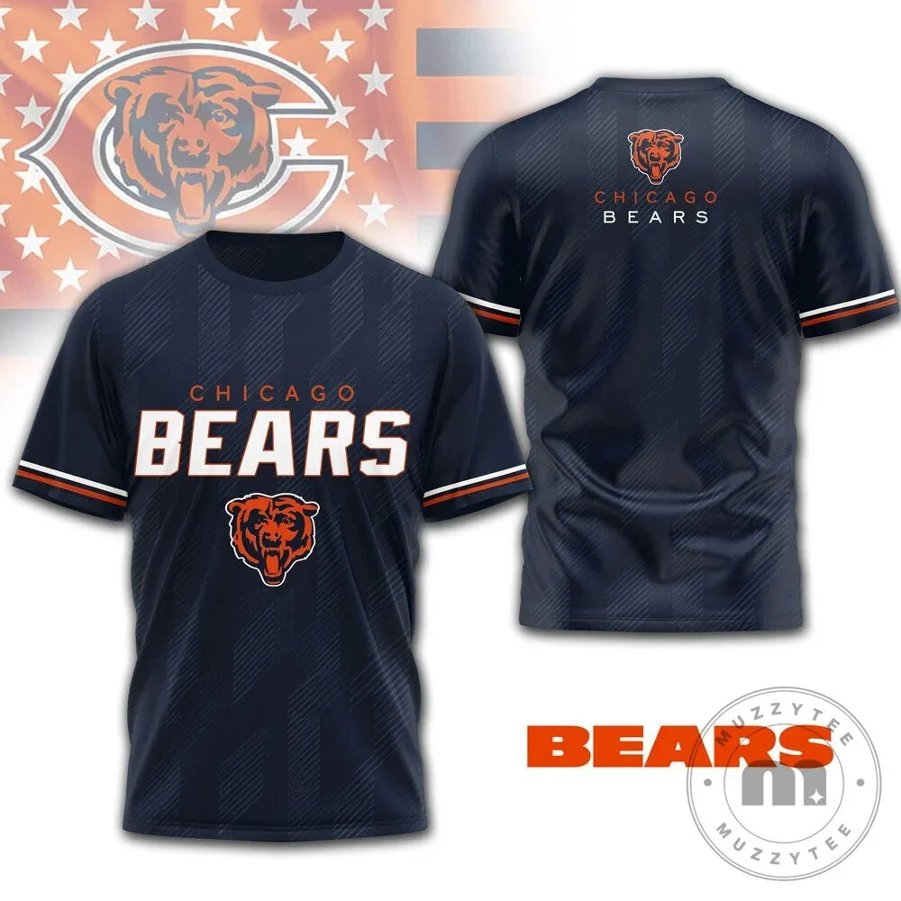 Chicago Bears NFL Football Team Spirit Fan Apparel Jersey Shirt for Men