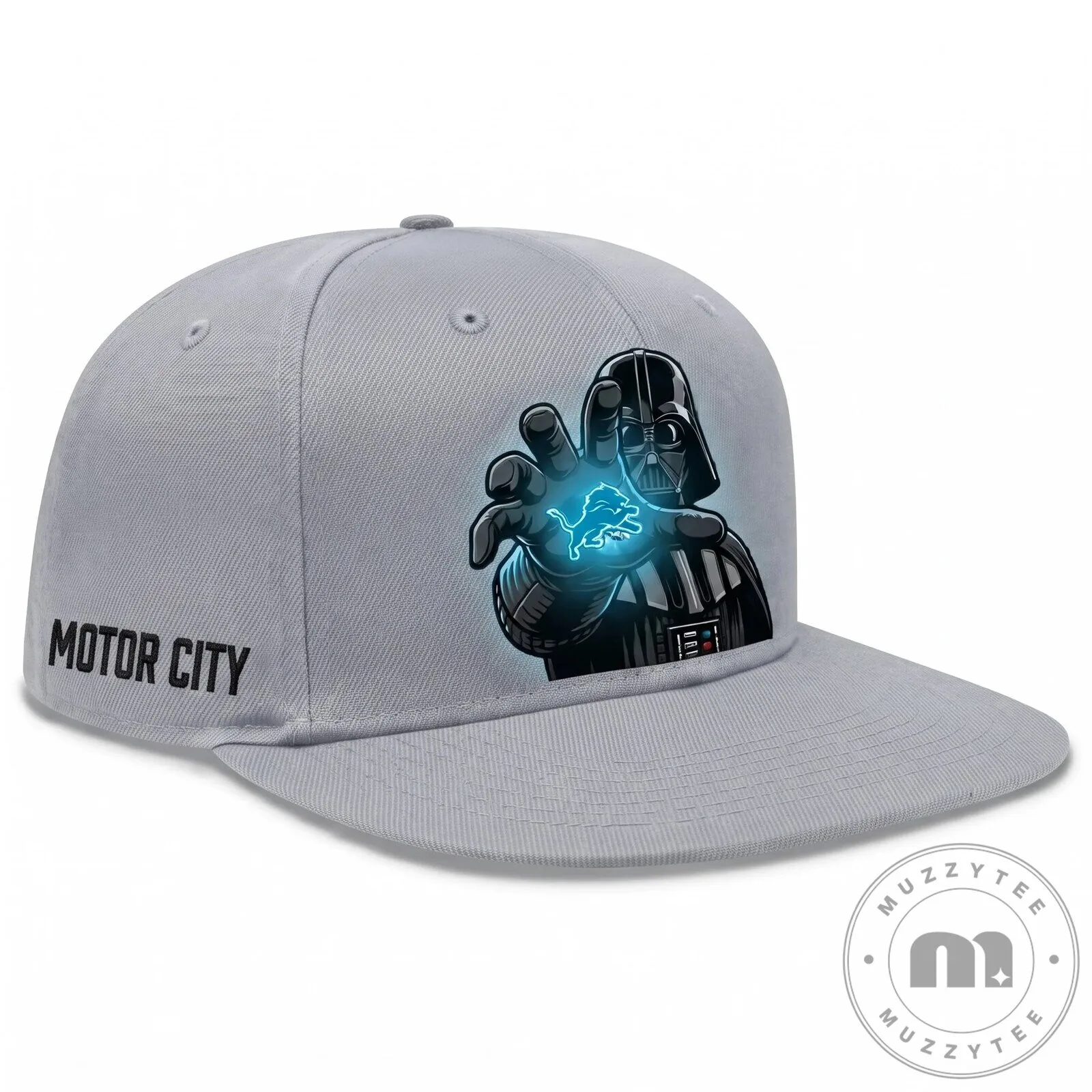 Motor City Snapback Hat featuring Detroit Lions and Darth Vader from Star Wars 10 Motor City Snapback Hat featuring Detroit Lions and Darth Vader from Star Wars
