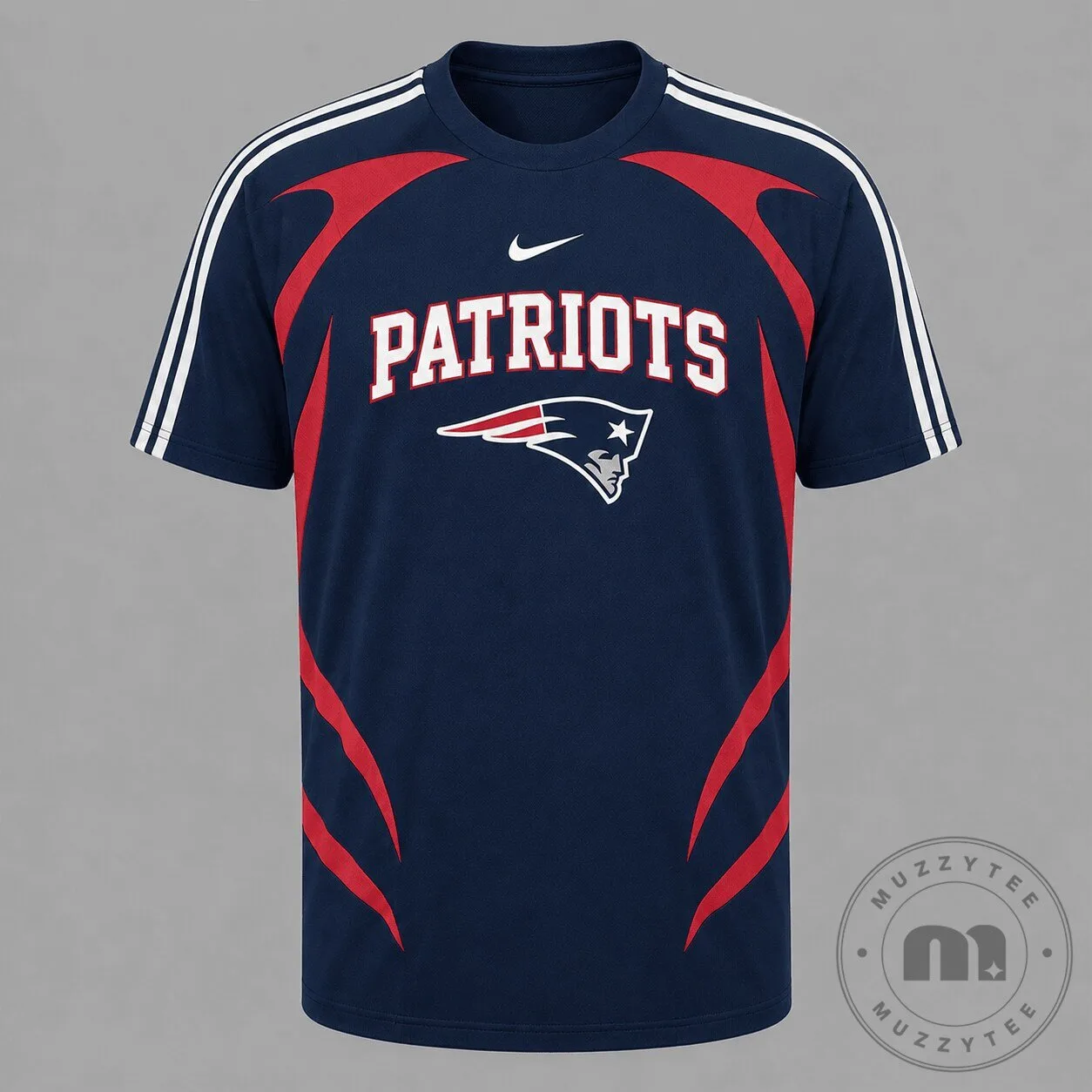 New England Patriots NFL Football Fan Short Sleeve Graphic T-Shirt