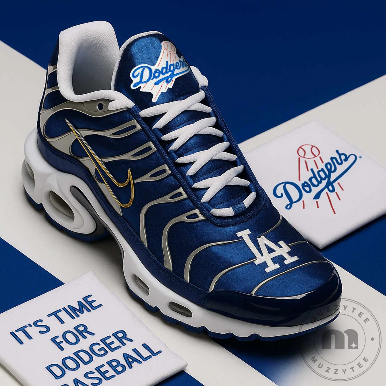 Los Angeles Dodgers Nike Air Max Plus TN Baseball Team Sneakers
