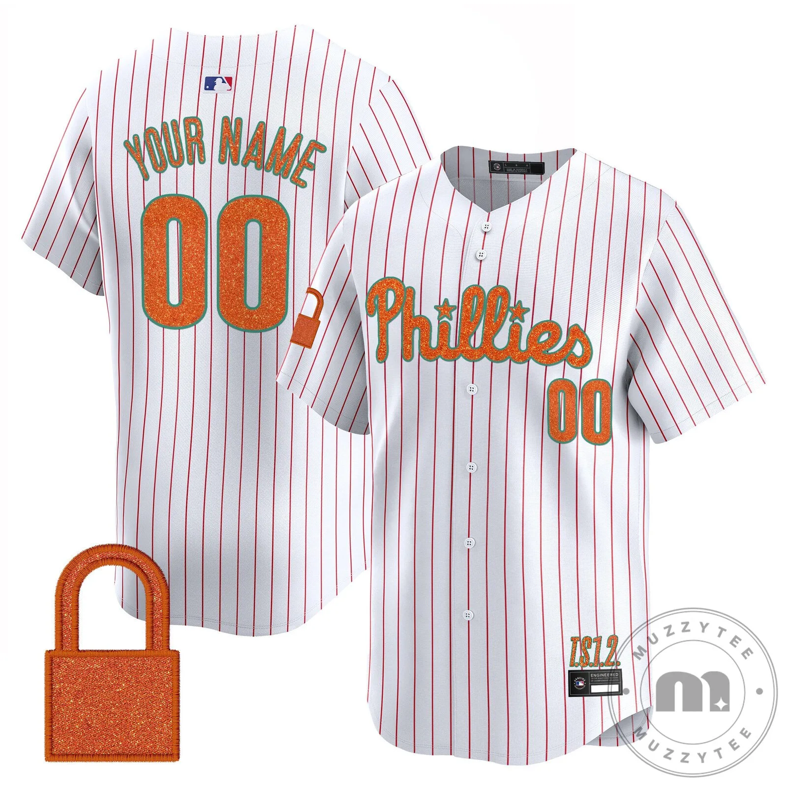 Custom Name and Number Philadelphia Phillies Baseball Jersey - Taylor Swift Edition 9 Custom Name and Number Philadelphia Phillies Baseball Jersey - Taylor Swift Edition