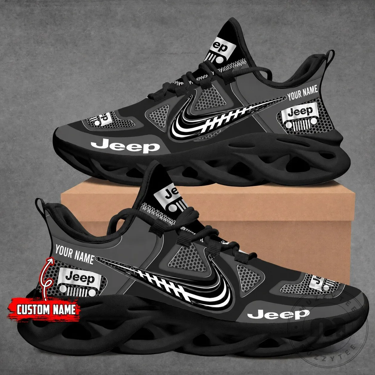 Jeep Custom Name Max Soul Running Shoes 17 Jeep Custom Name Max Soul Running Shoes