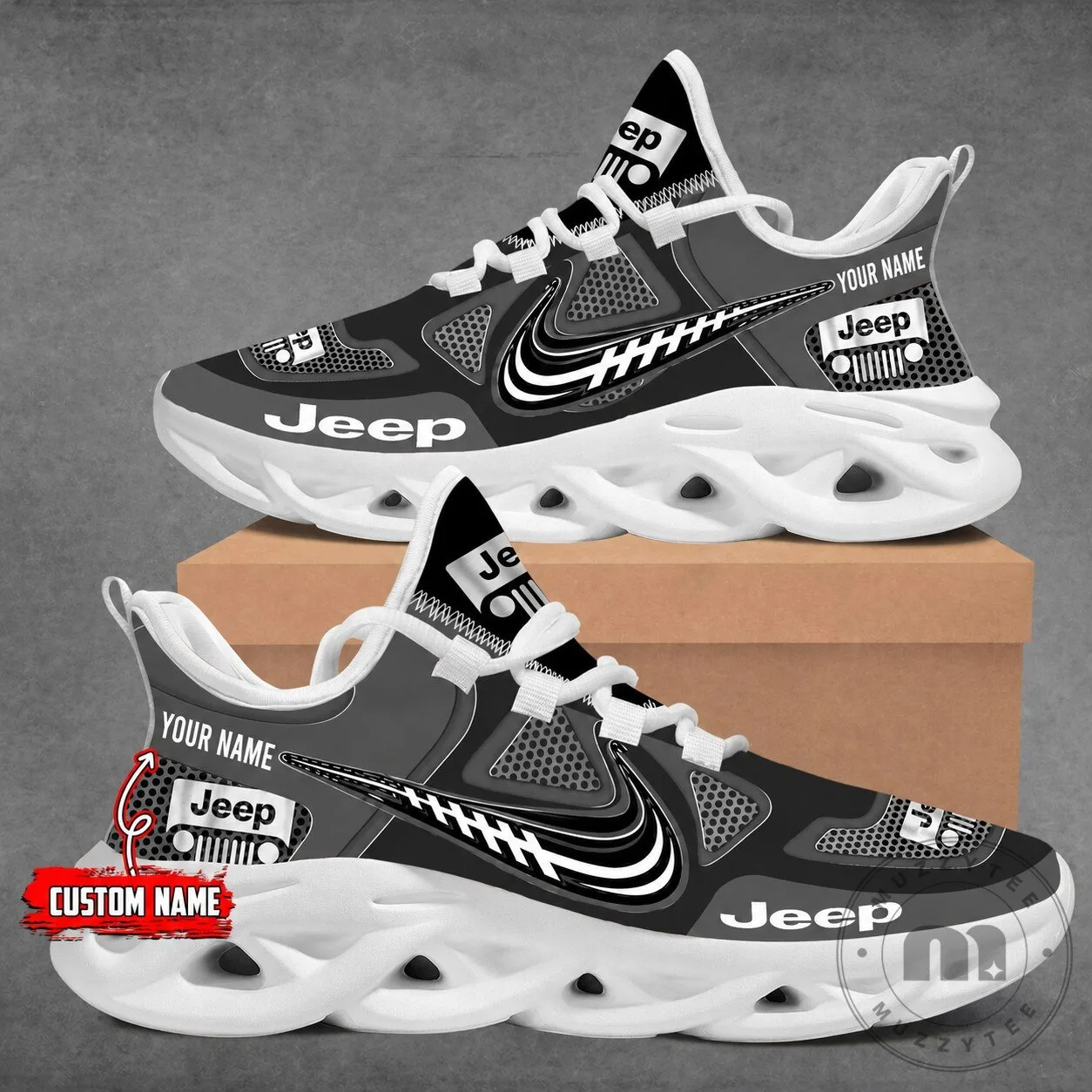 Jeep Custom Name Max Soul Running Shoes 18 Jeep Custom Name Max Soul Running Shoes