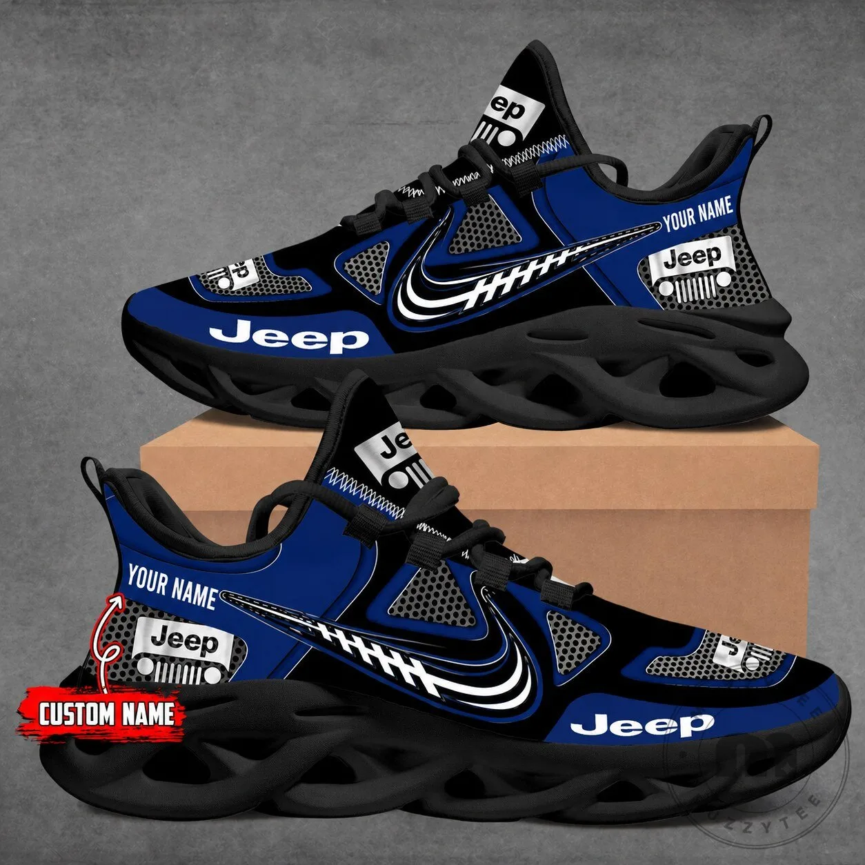 Jeep Custom Name Max Soul Running Shoes 19 Jeep Custom Name Max Soul Running Shoes