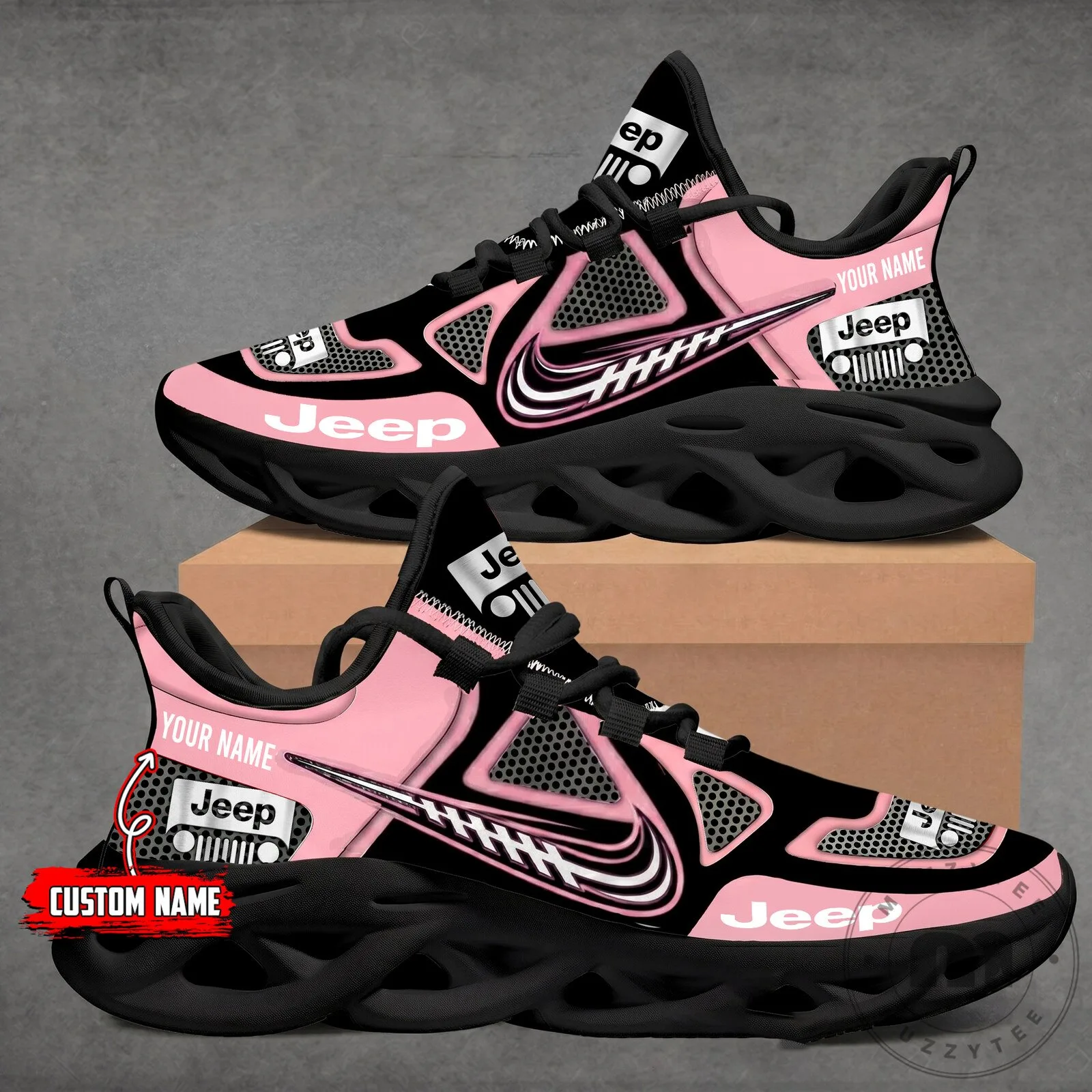 Jeep Custom Name Max Soul Running Shoes 21 Jeep Custom Name Max Soul Running Shoes