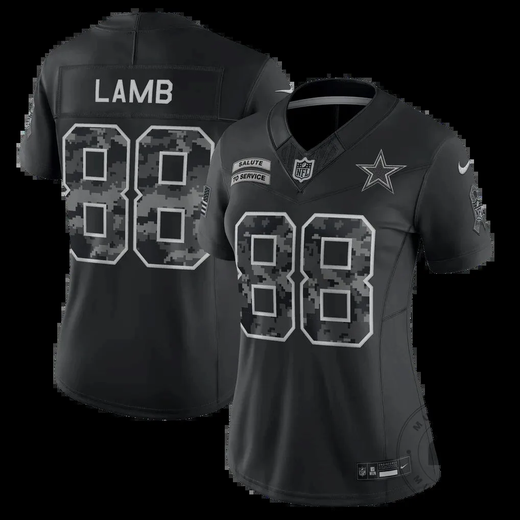 CeeDee Lamb Black Salute To Service Jersey for Dallas Cowboys Fans 7 CeeDee Lamb Black Salute To Service Jersey for Dallas Cowboys Fans