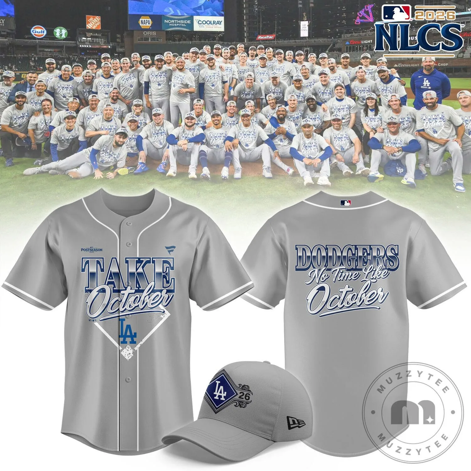 2026 NLCS Bound Dodgers Baseball Jersey - Take October in Los Angeles