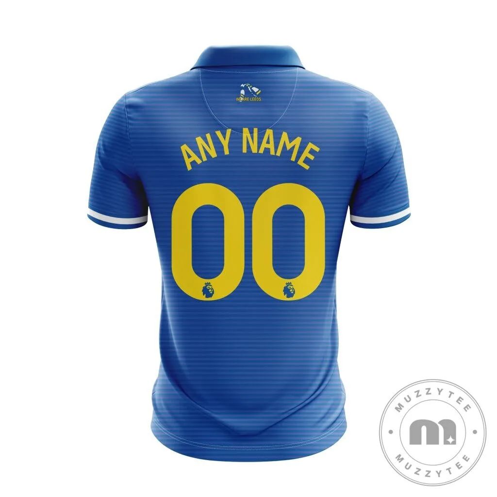 Leeds United Football Club Away Kit Polo Shirt with Red Bull Sponsor Logo 7 Leeds United Football Club Away Kit Polo Shirt with Red Bull Sponsor Logo
