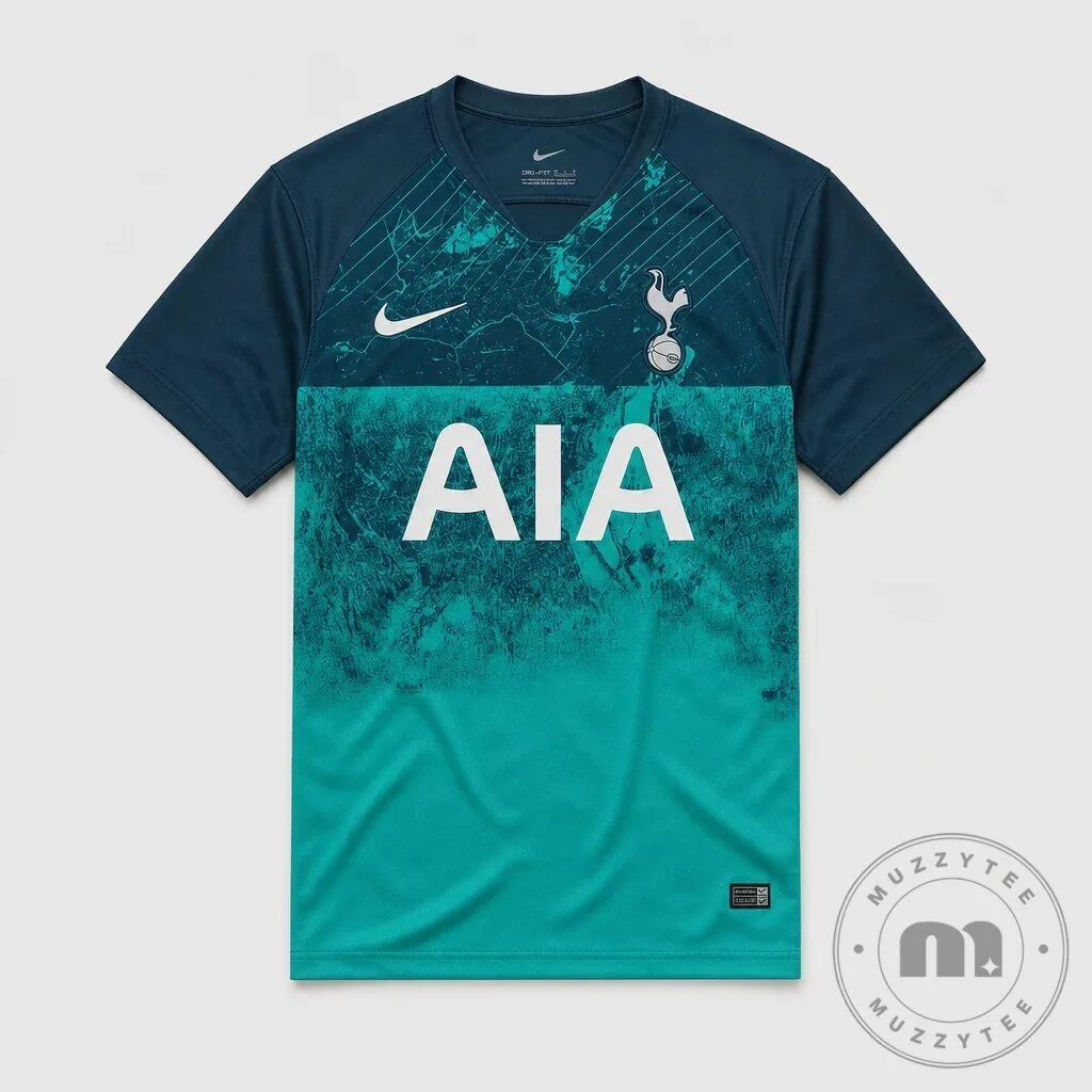 Tottenham Hotspur Football Club 2018-2019 Season Away Kit Football Jersey 2 Tottenham Hotspur Football Club 2018-2019 Season Away Kit Football Jersey