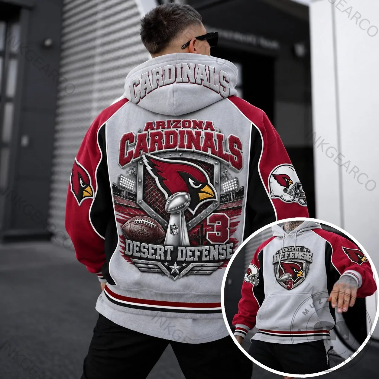 Arizona Cardinals NFL Desert Defense Football Team Fan Hoodie