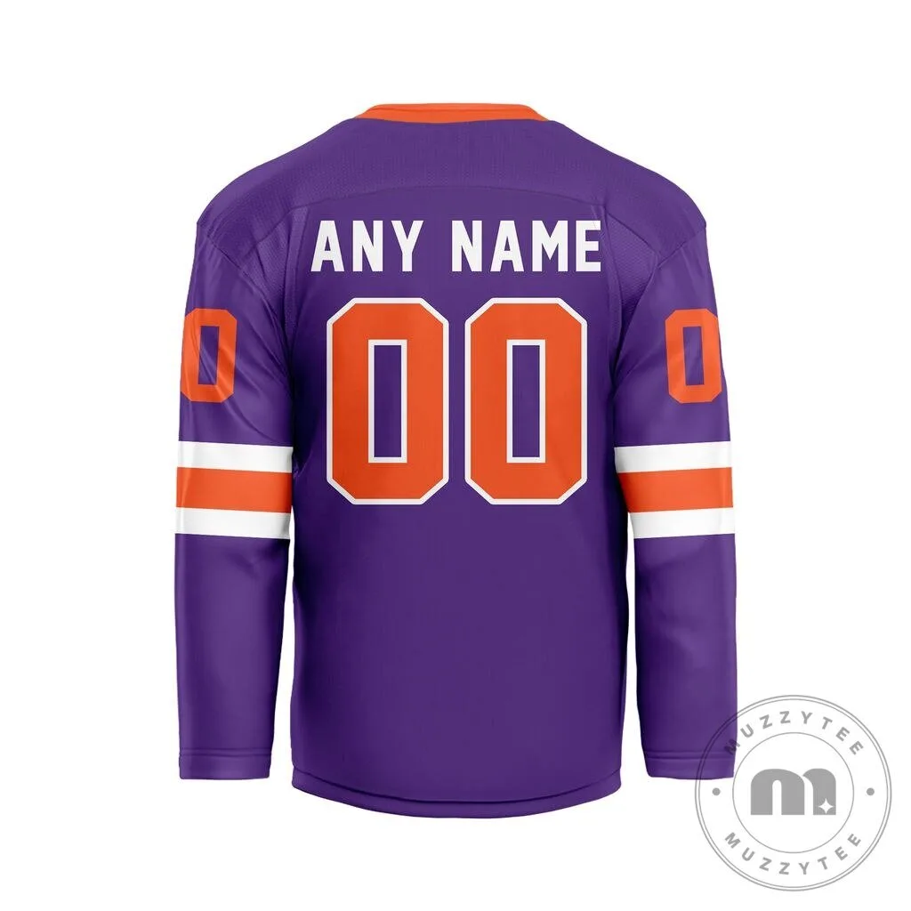 Halifax Thunderbirds Purple National Lacrosse League Team Hockey Jersey 7 Halifax Thunderbirds Purple National Lacrosse League Team Hockey Jersey