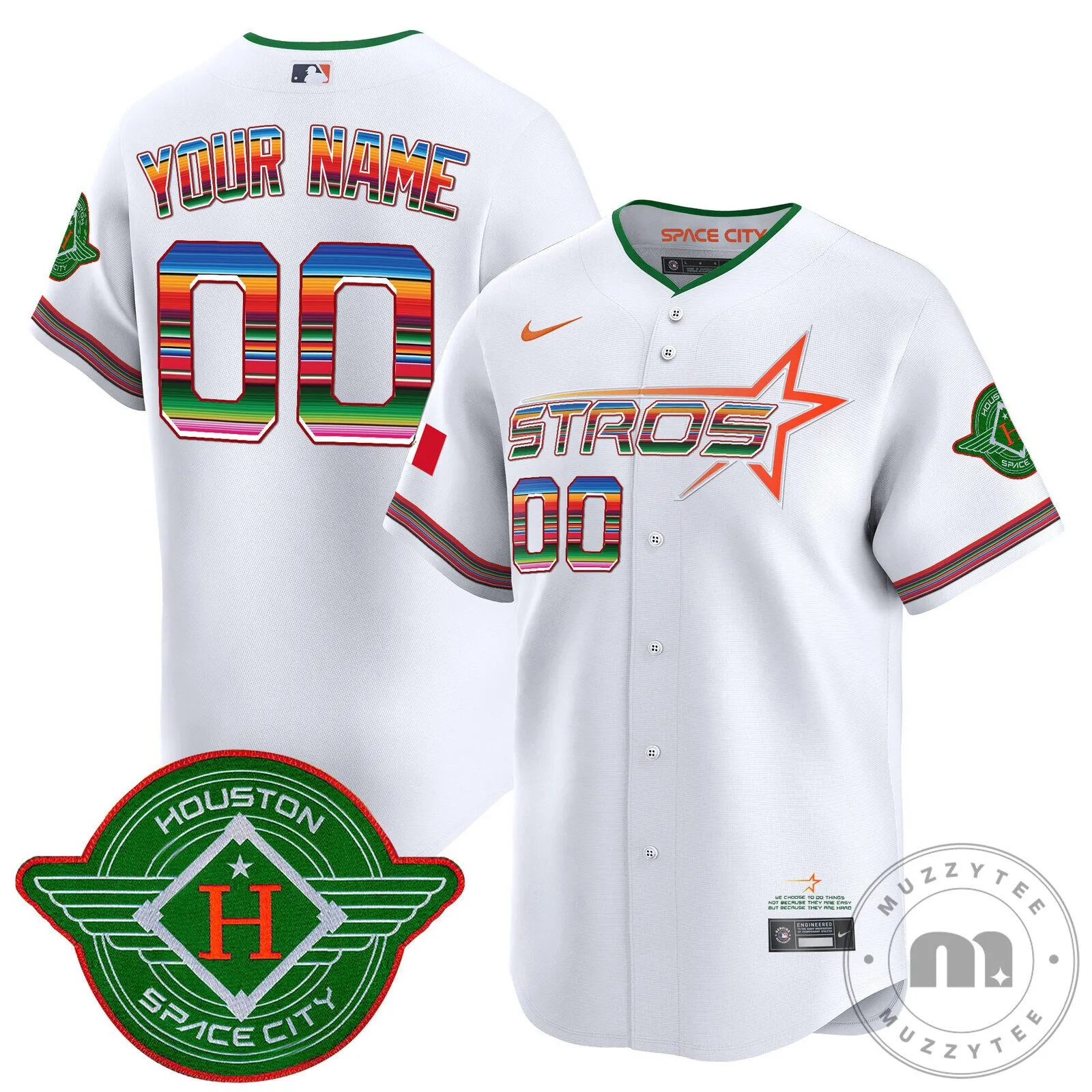 Houston Astros City Connect Mexico Vapor Premier Limited Custom Baseball Jersey 1 Houston Astros City Connect Mexico Vapor Premier Limited Custom Baseball Jersey