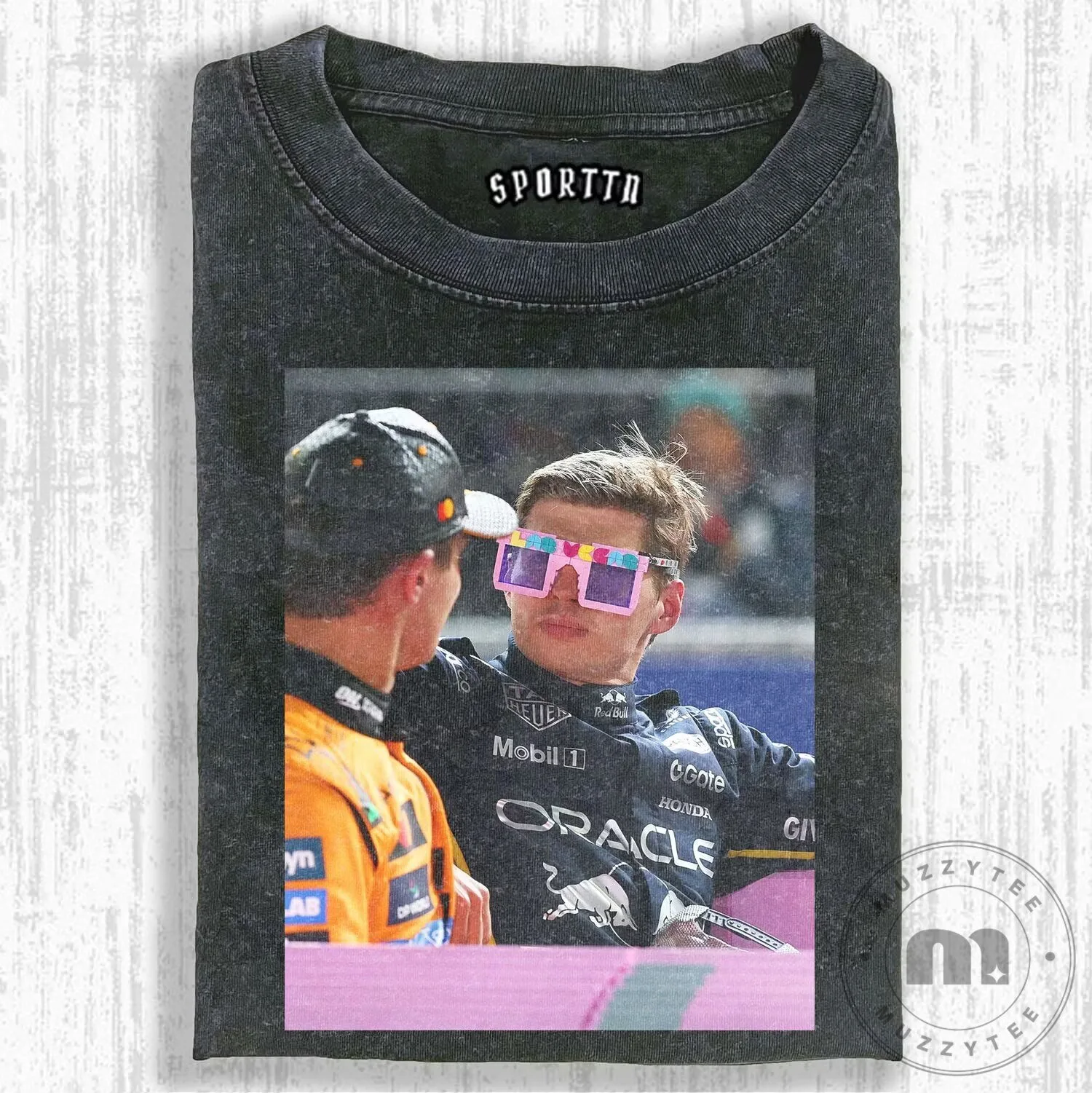 Max Verstappen Lando Norris Formula 1 Racing Driver Graphic T-Shirt