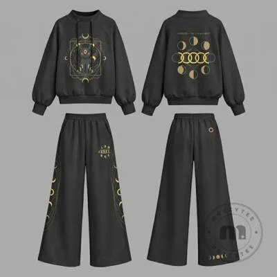 Umbreon Pokémon Moon Phases Graphic Print Black Hoodie 5 Umbreon Pokémon Moon Phases Graphic Print Black Hoodie