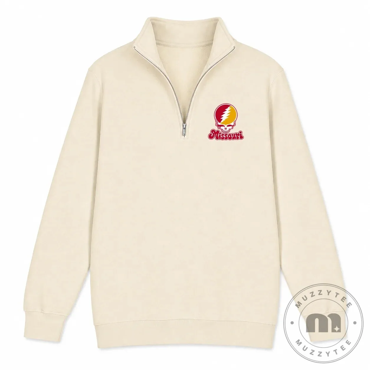 Grateful Dead Steal Your Face Missouri Quarter-Zip Sweatshirt 9 Grateful Dead Steal Your Face Missouri Quarter-Zip Sweatshirt