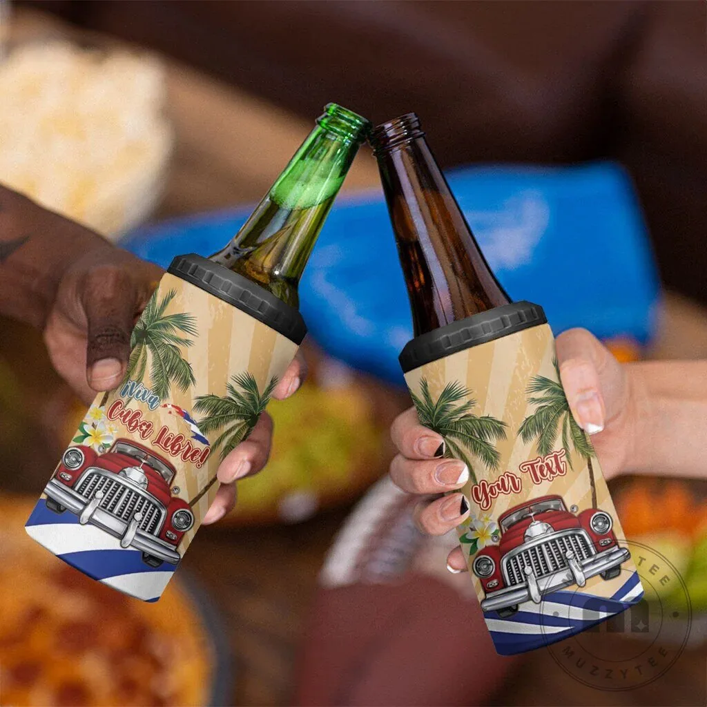 Personalized Viva Cuba Libre Cuban Retro Car Tropical Vibes Can Cooler Tumbler 16 Personalized Viva Cuba Libre Cuban Retro Car Tropical Vibes Can Cooler Tumbler