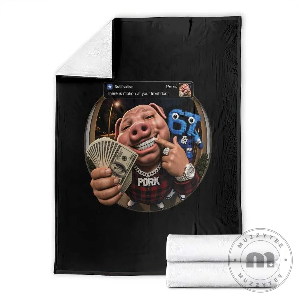 John Pork 67 Meme Funny Brainrot There Is Motion At Your Front Door Throw Blanket 5 John Pork 67 Meme Funny Brainrot There Is Motion At Your Front Door Throw Blanket