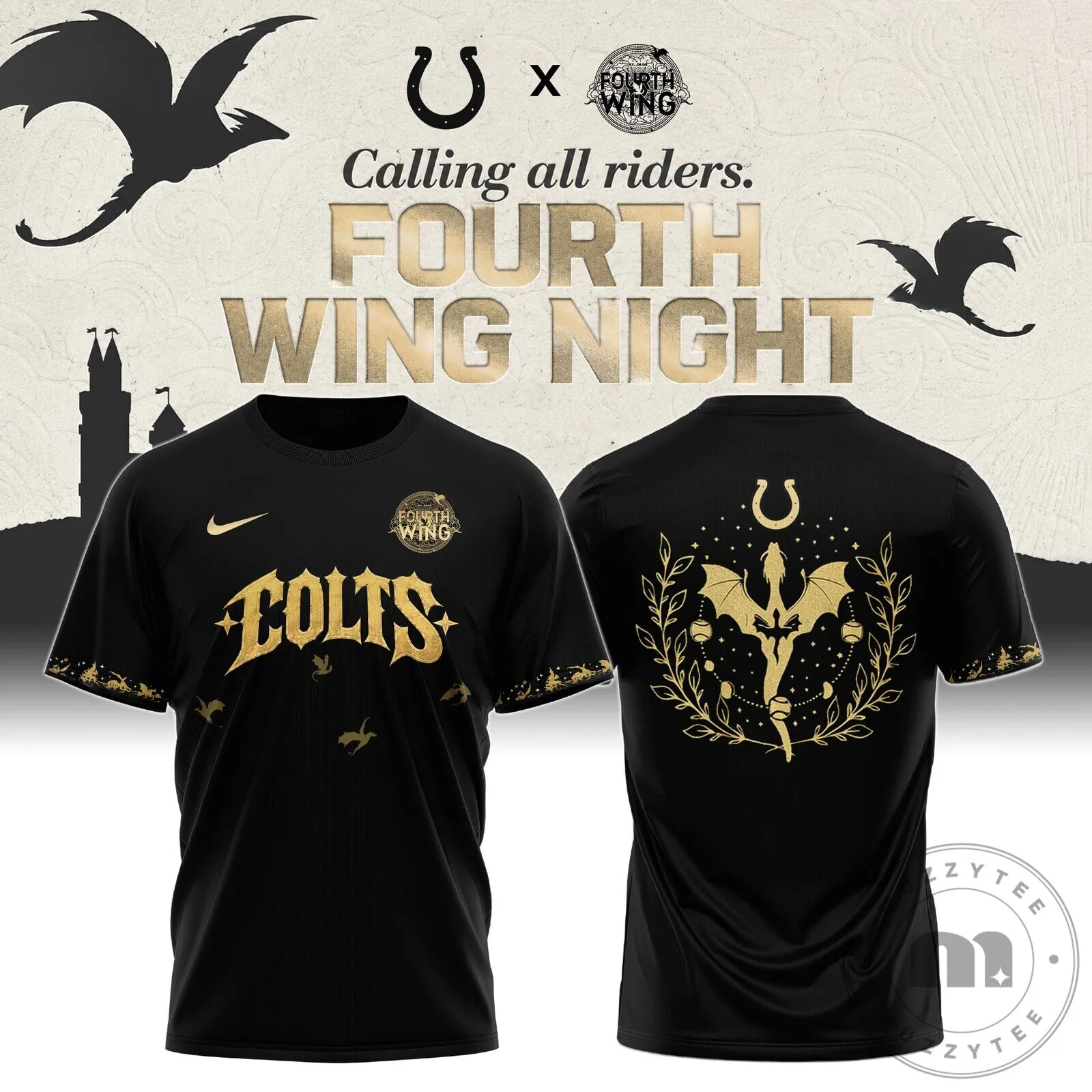 Fourth Wing Night Indianapolis Colts Black and Gold Football Jersey 5 Fourth Wing Night Indianapolis Colts Black and Gold Football Jersey
