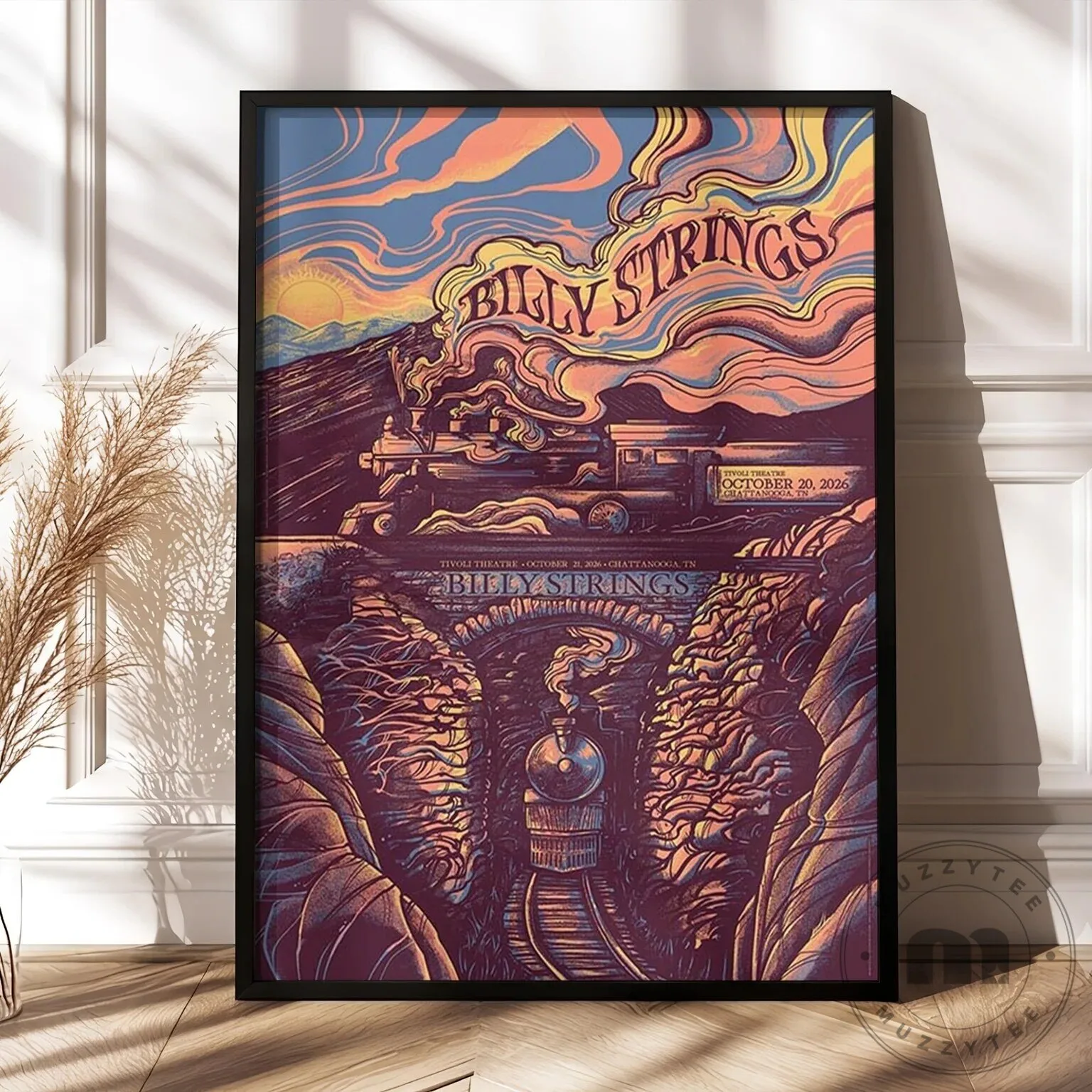 Chattanooga Tivoli Theatre Concert Poster Art for Billy Strings - October 2026 Event