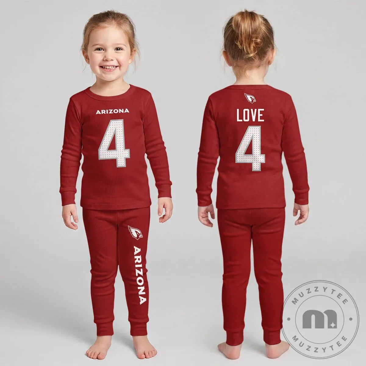 Arizona Cardinals Football Team Kids Pajamas Set 19 Arizona Cardinals Football Team Kids Pajamas Set