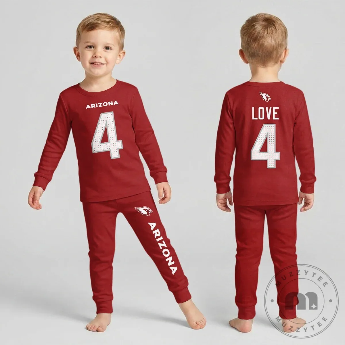 Arizona Cardinals Football Team Kids Pajamas Set 20 Arizona Cardinals Football Team Kids Pajamas Set