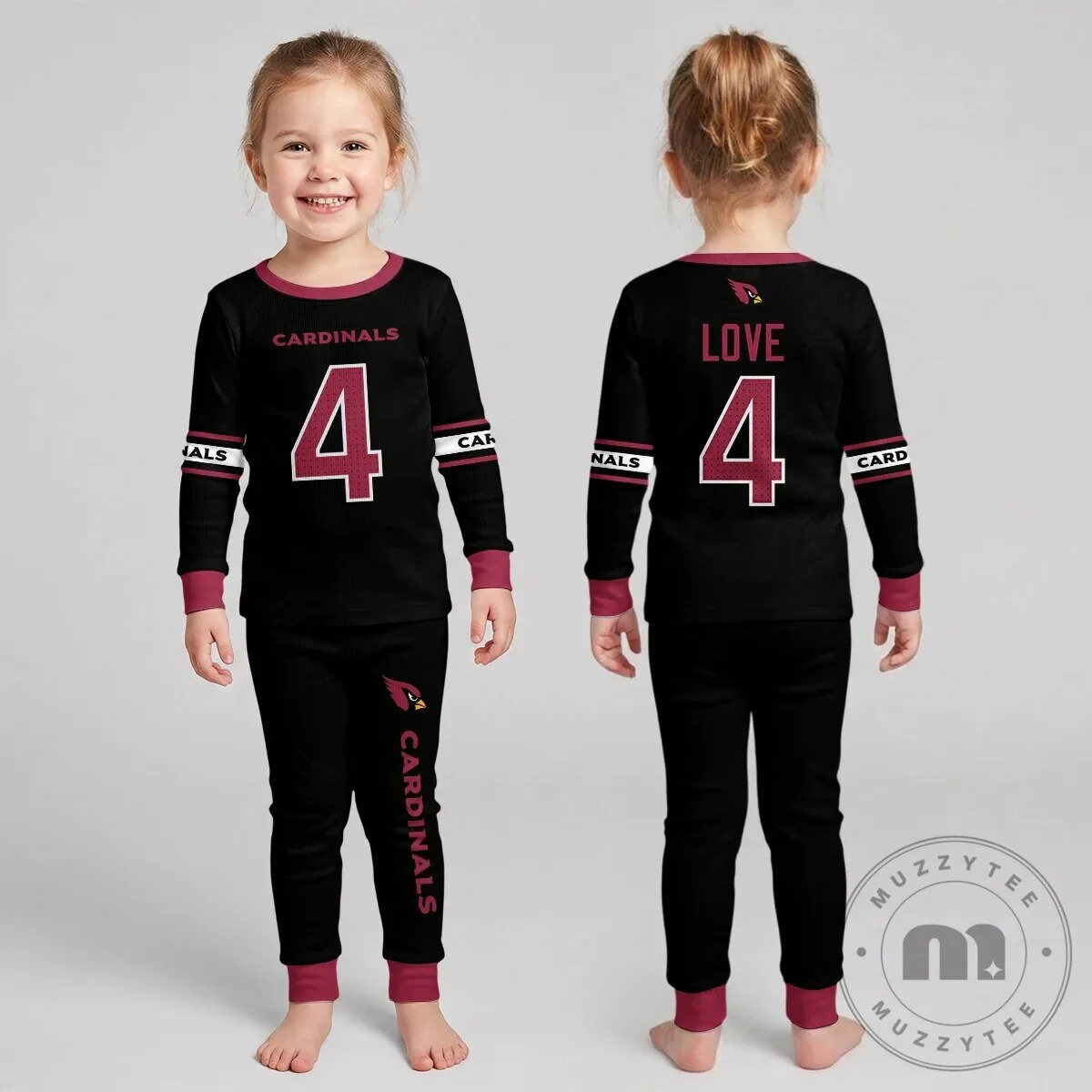 Arizona Cardinals Football Team Kids Pajamas Set 22 Arizona Cardinals Football Team Kids Pajamas Set