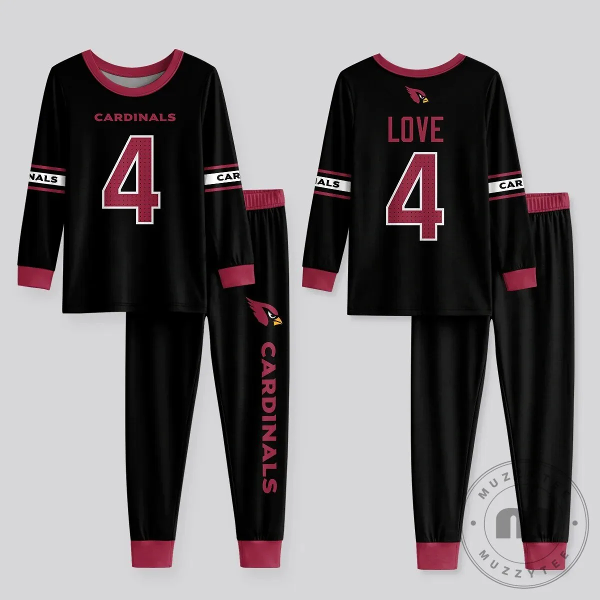 Arizona Cardinals Football Team Kids Pajamas Set 24 Arizona Cardinals Football Team Kids Pajamas Set
