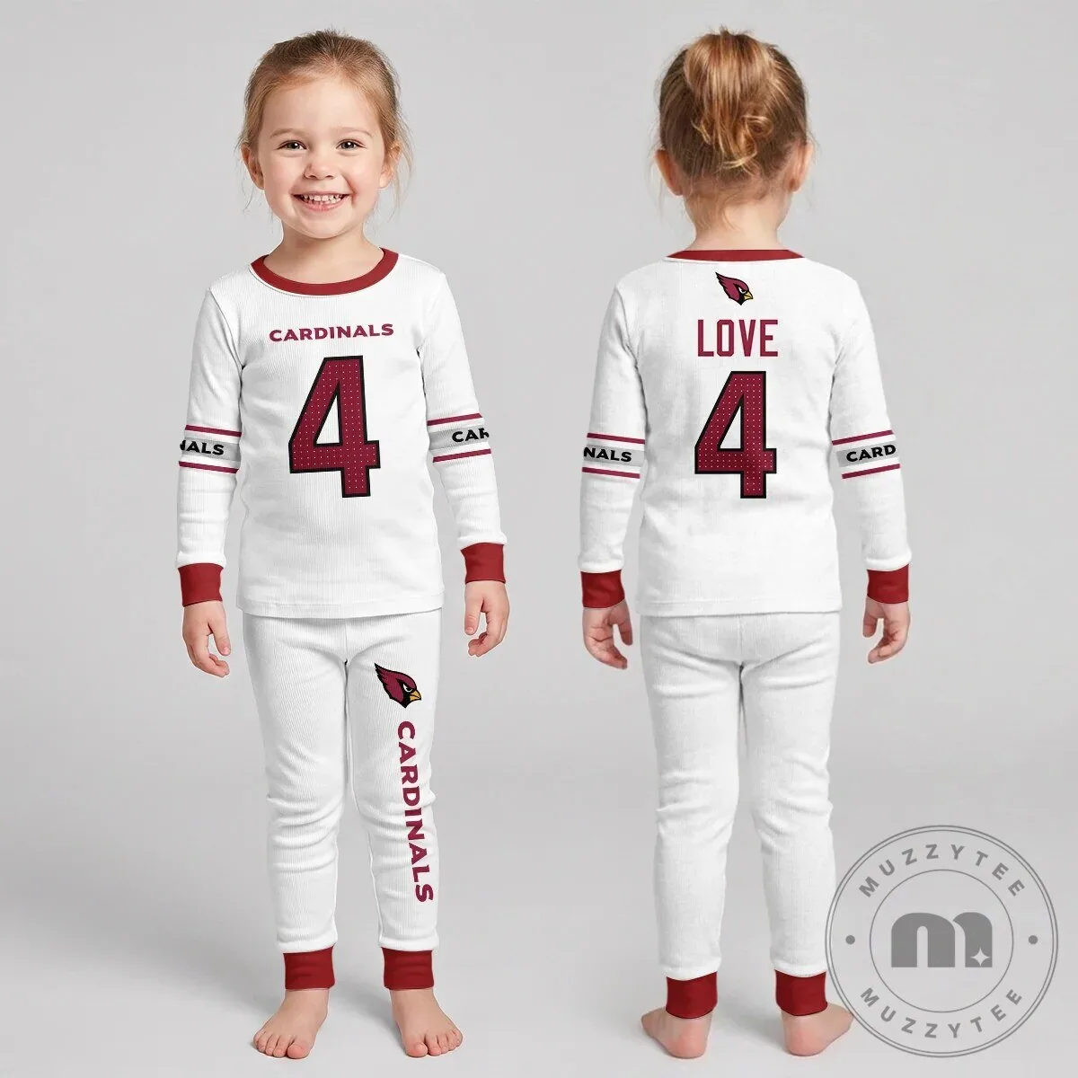Arizona Cardinals Football Team Kids Pajamas Set 25 Arizona Cardinals Football Team Kids Pajamas Set
