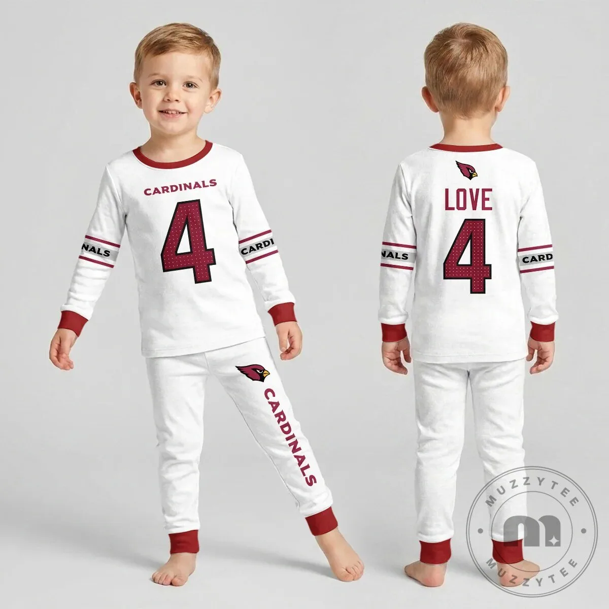 Arizona Cardinals Football Team Kids Pajamas Set 26 Arizona Cardinals Football Team Kids Pajamas Set