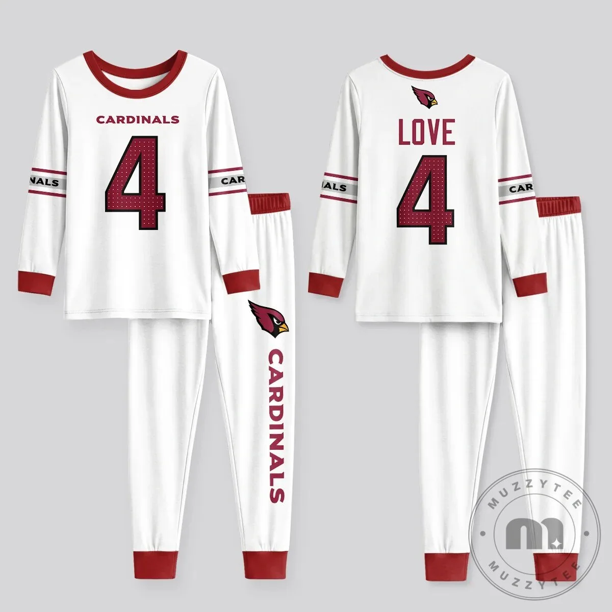 Arizona Cardinals Football Team Kids Pajamas Set 27 Arizona Cardinals Football Team Kids Pajamas Set