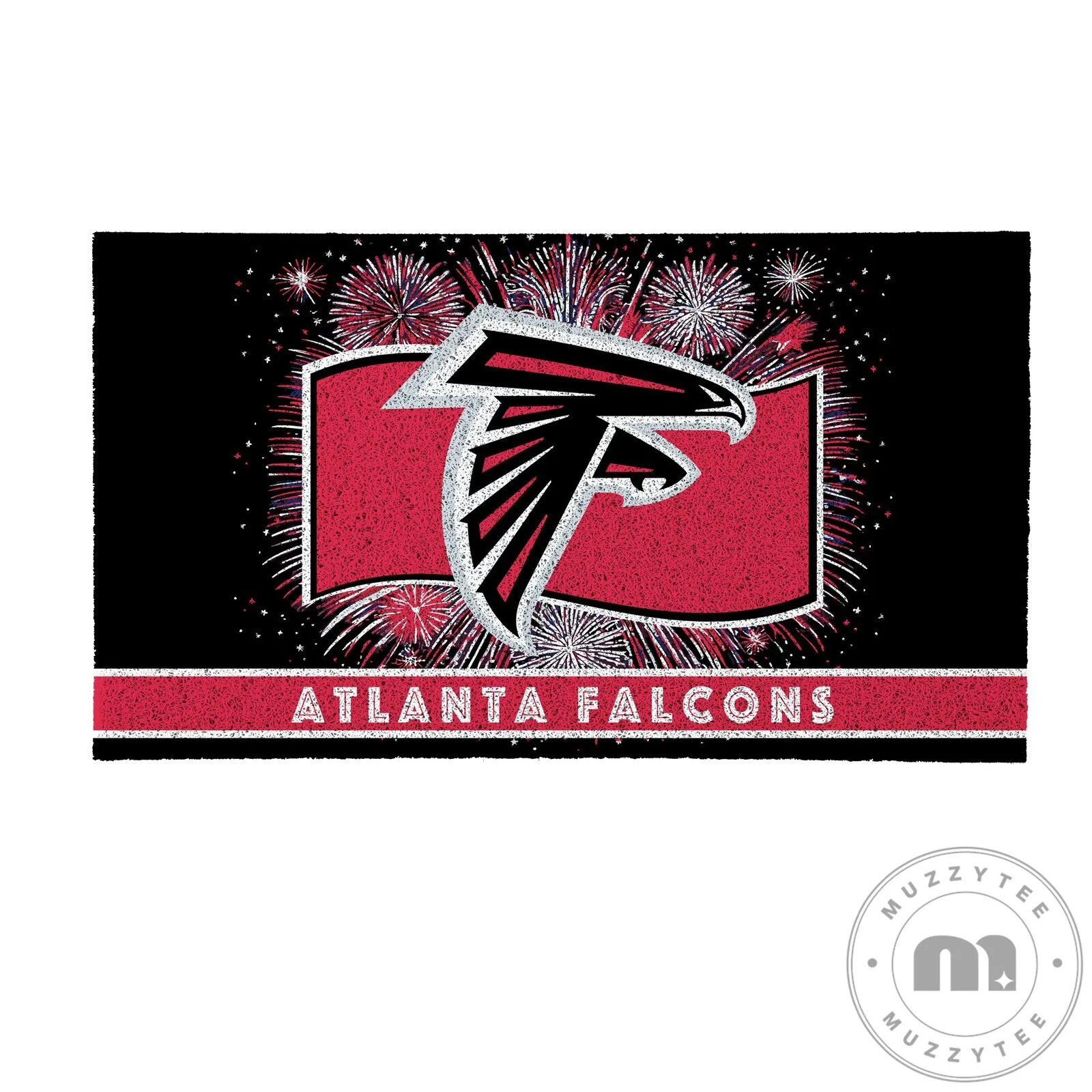 Atlanta Falcons Fireworks Celebration Doormat for Home Entryway Decor 10 Atlanta Falcons Fireworks Celebration Doormat for Home Entryway Decor