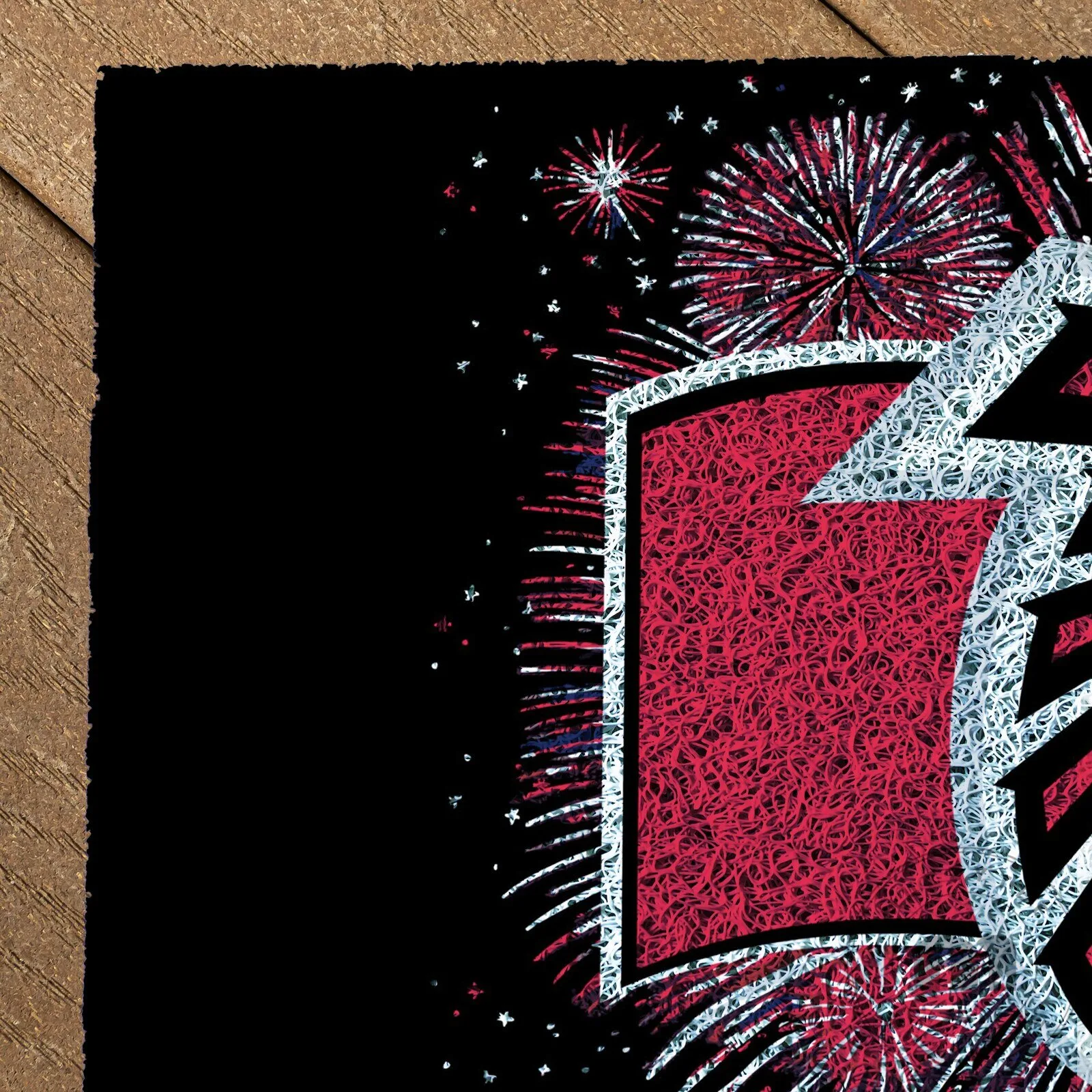 Atlanta Falcons Fireworks Celebration Doormat for Home Entryway Decor 12 Atlanta Falcons Fireworks Celebration Doormat for Home Entryway Decor